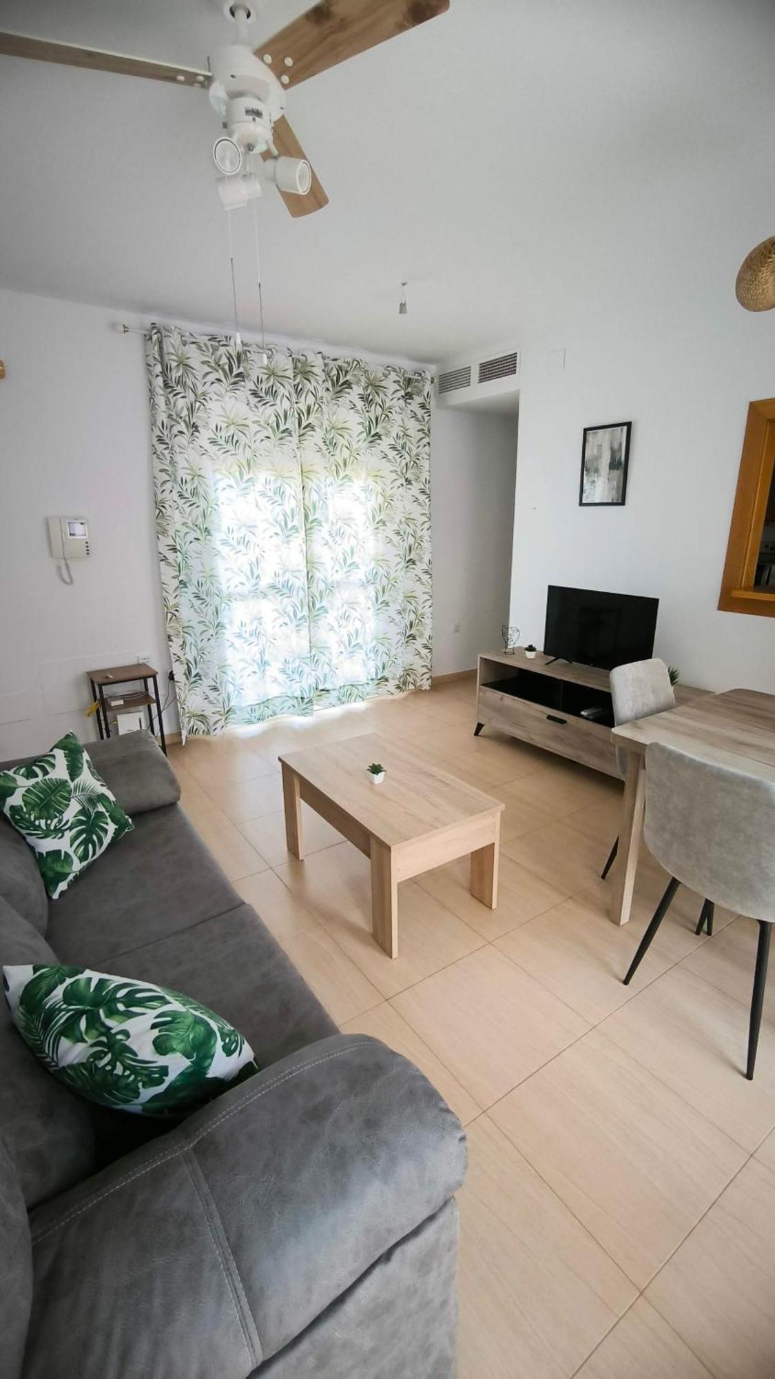 Apartamento Dos Habitaciones Con Piscina Y Gran Terraza Roquetas de Mar Esterno foto