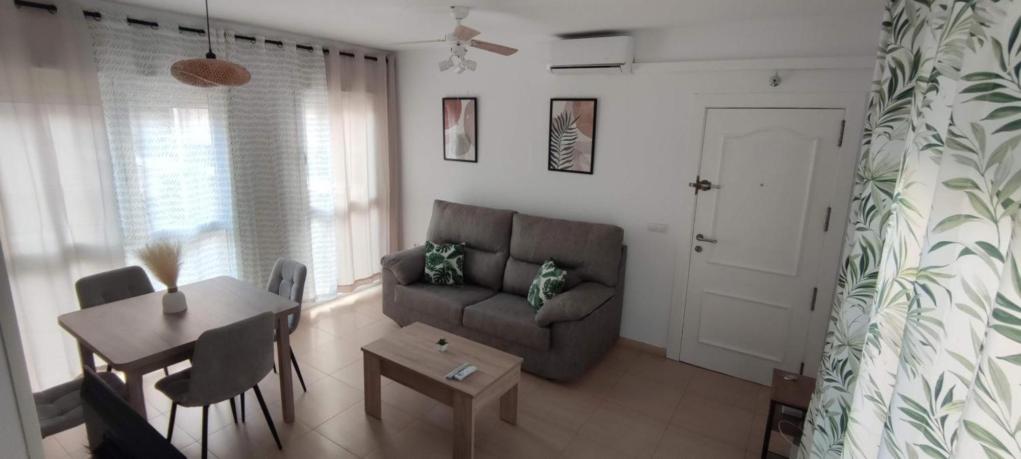 Apartamento Dos Habitaciones Con Piscina Y Gran Terraza Roquetas de Mar Esterno foto