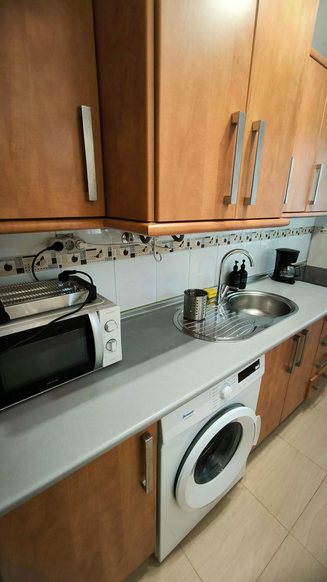 Apartamento Dos Habitaciones Con Piscina Y Gran Terraza Roquetas de Mar Esterno foto